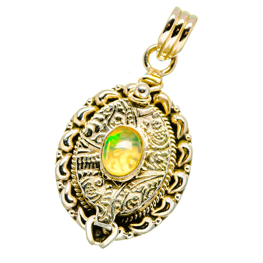 Ethiopian Opal Pendants handcrafted by Anasilvercos - PD15797