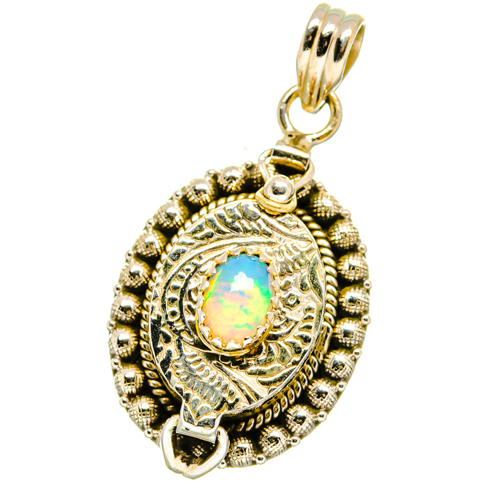 Ethiopian Opal Pendants handcrafted by Anasilvercos - PD15798