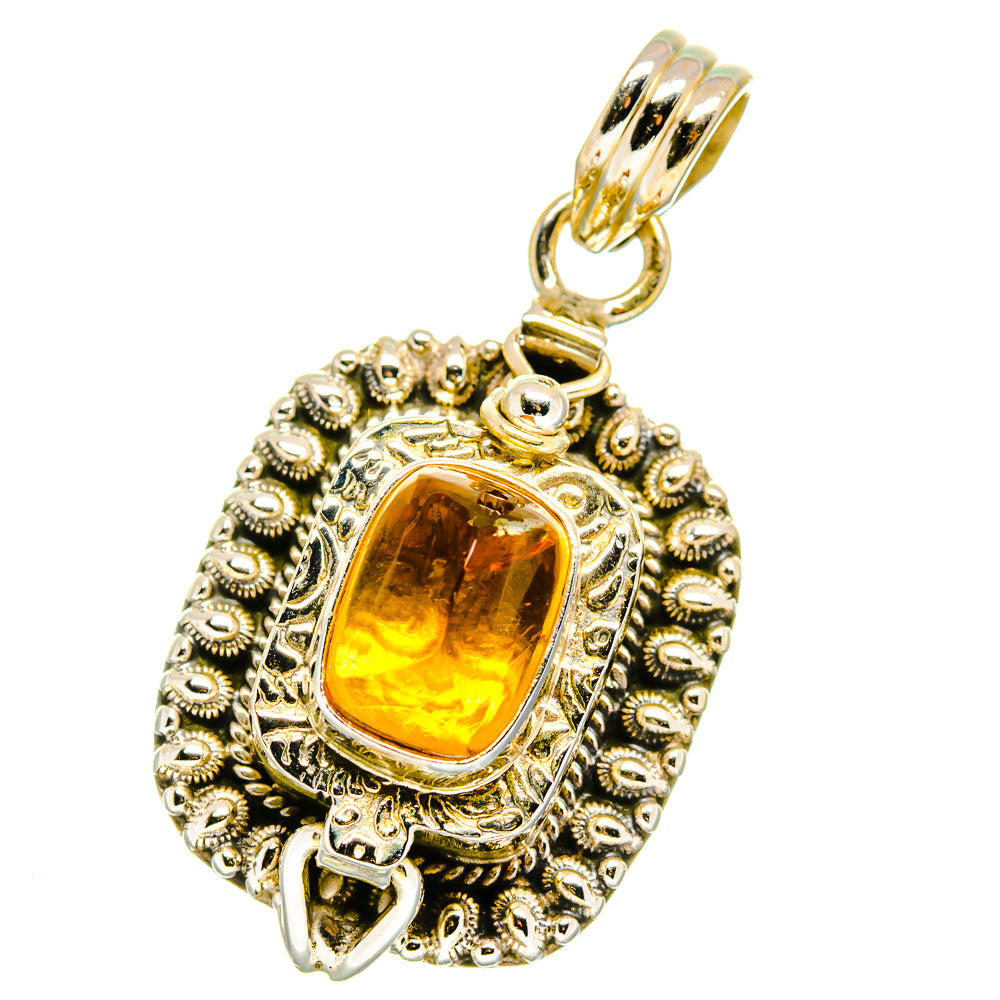 Citrine Pendants handcrafted by Anasilvercos - PD15807