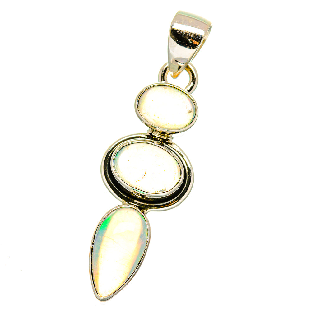 Ethiopian Opal Pendants handcrafted by Anasilvercos - PD15814