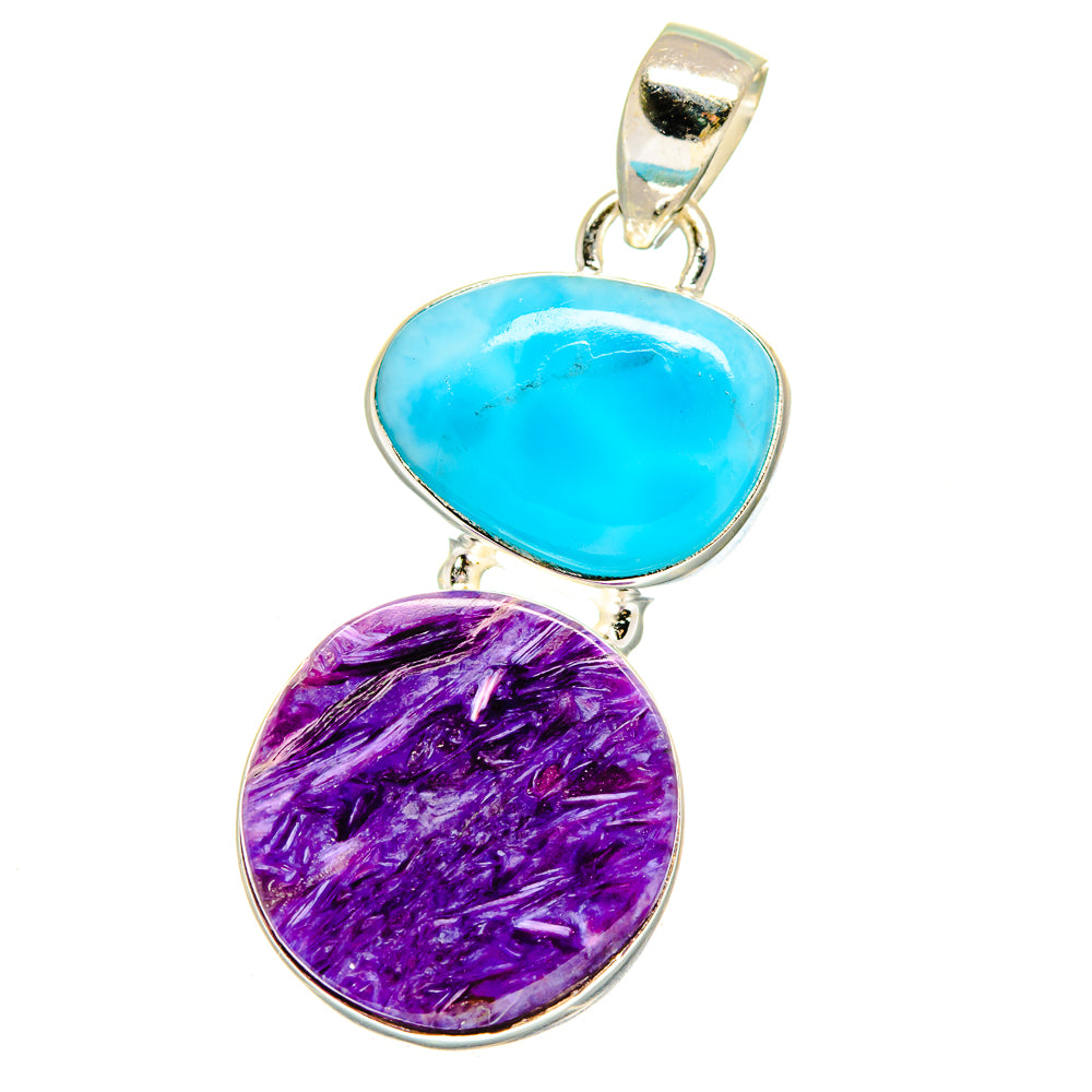Charoite Pendants handcrafted by Anasilvercos - PD15822