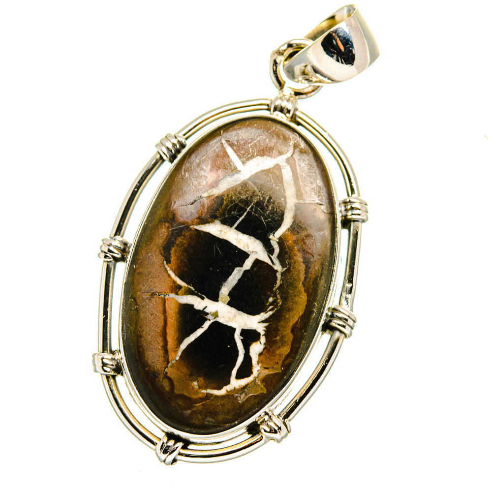 Septarian Geode Pendants handcrafted by Anasilvercos - PD15832