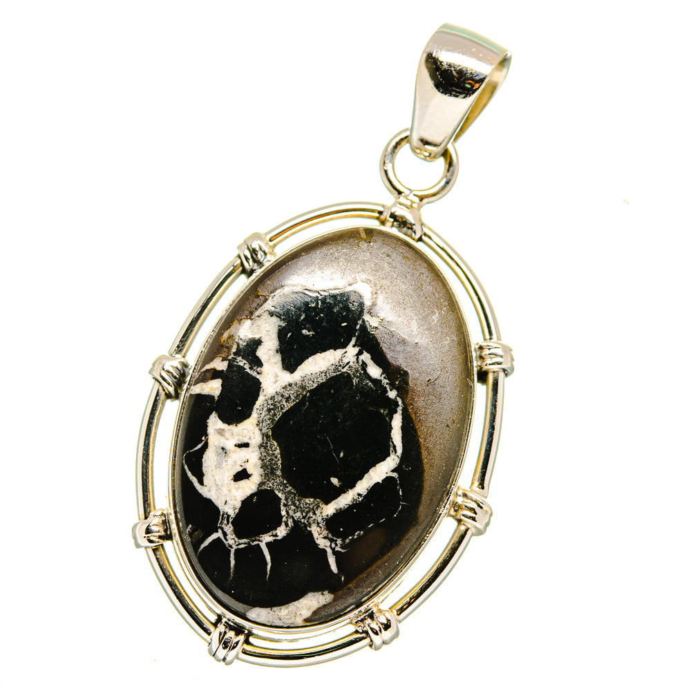 Septarian Geode Pendants handcrafted by Anasilvercos - PD15833 - Photo 2