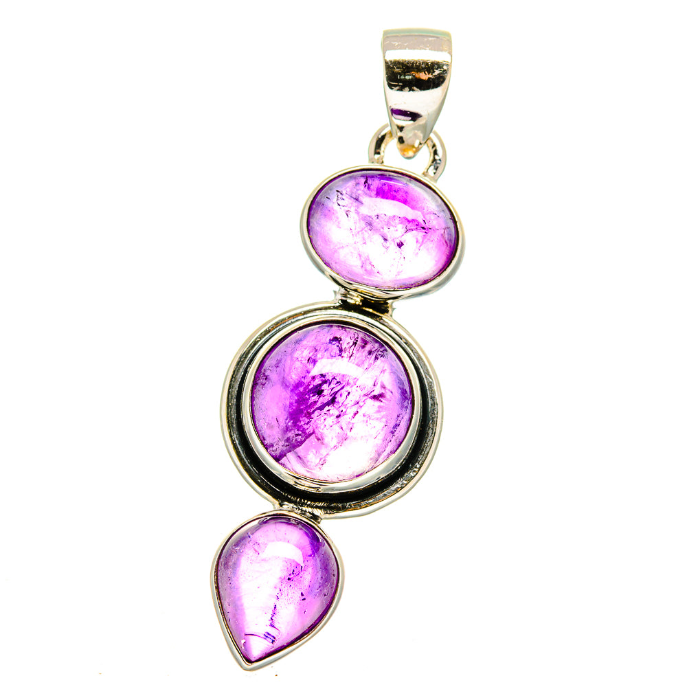 Amethyst Pendants handcrafted by Anasilvercos - PD15848
