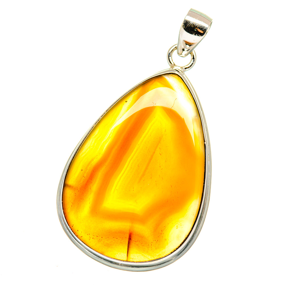 Botswana Agate Pendants handcrafted by Anasilvercos - PD15859