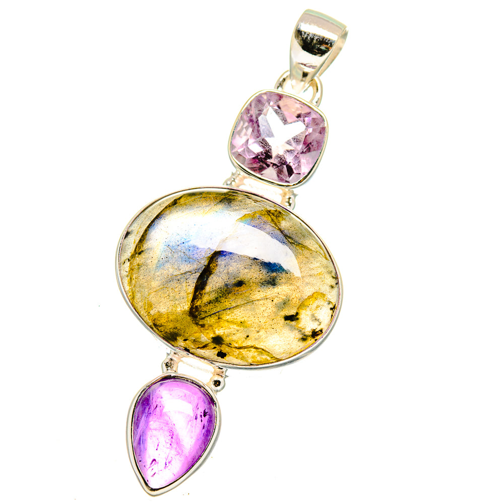Labradorite Pendants handcrafted by Anasilvercos - PD15886