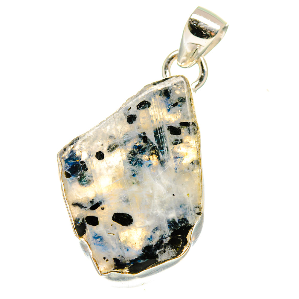 Rainbow Moonstone Pendants handcrafted by Anasilvercos - PD15888