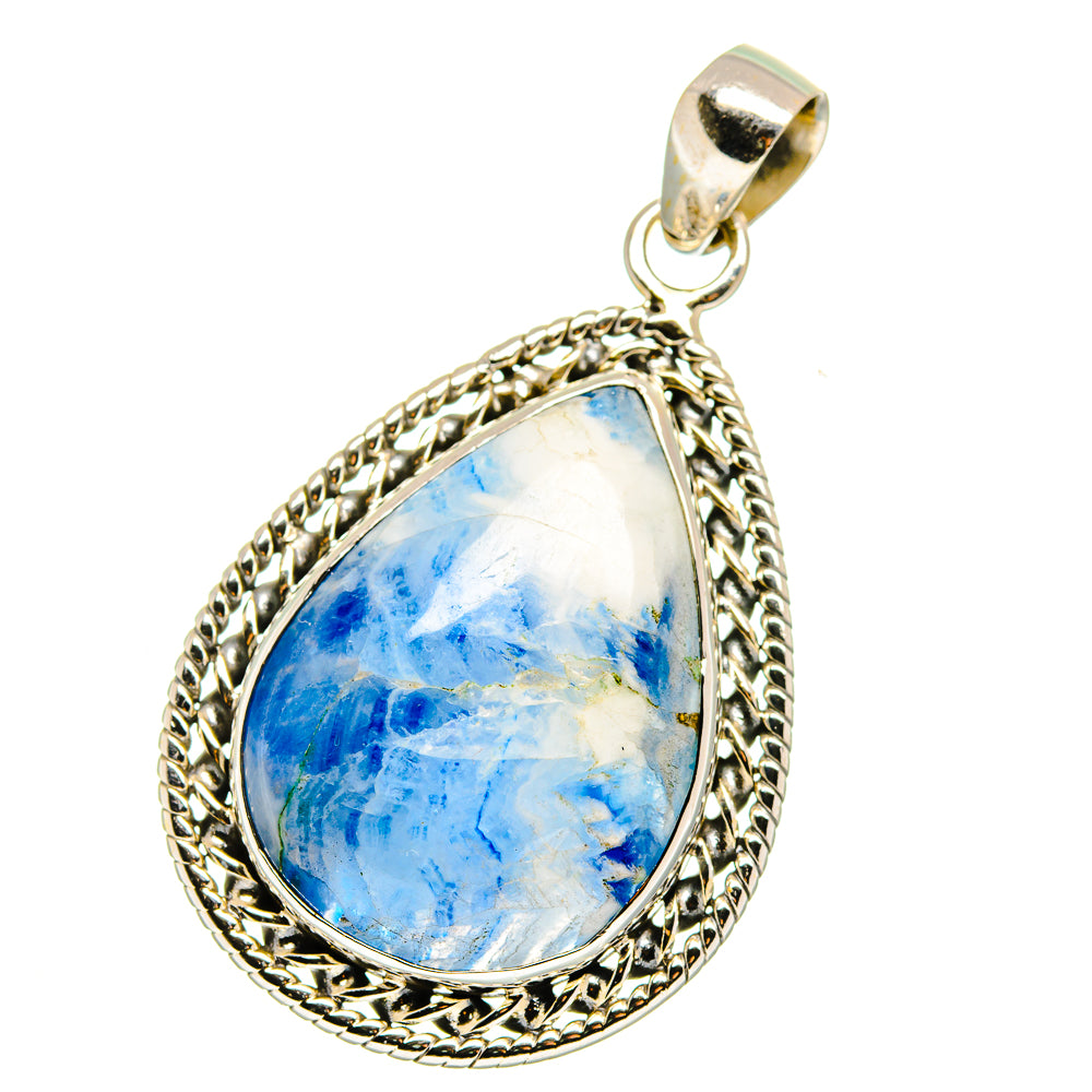 Blue Scheelite Pendants handcrafted by Anasilvercos - PD15898