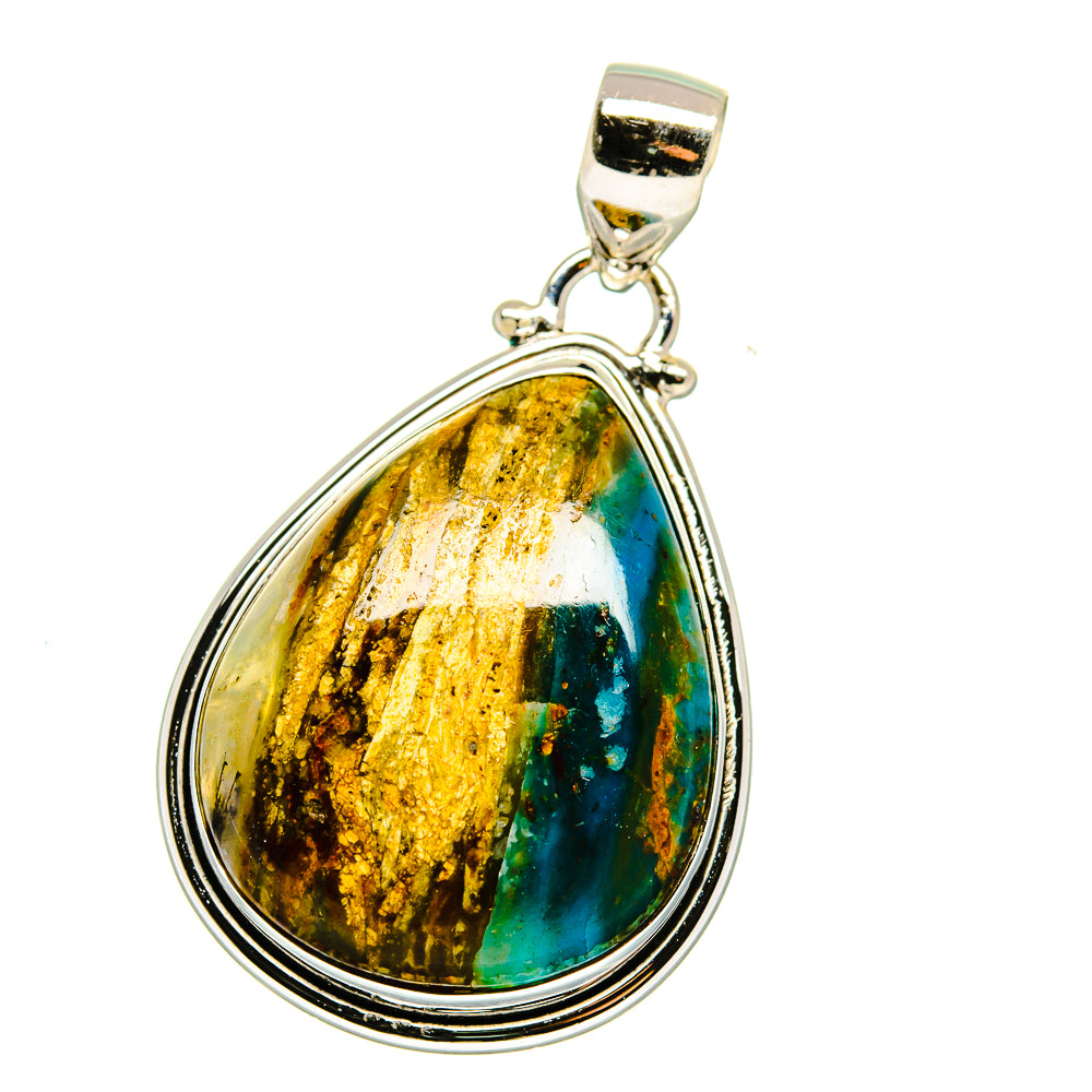 Azurite Pendants handcrafted by Anasilvercos - PD15906