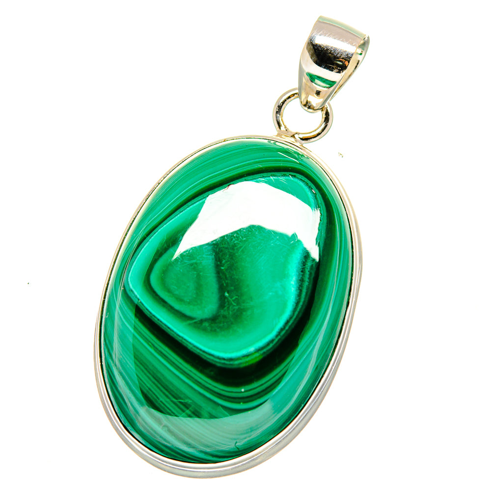 Malachite Pendants handcrafted by Anasilvercos - PD15913