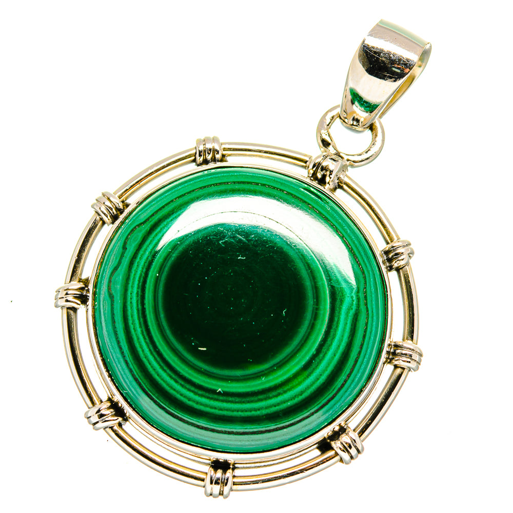 Malachite Pendants handcrafted by Anasilvercos - PD15916