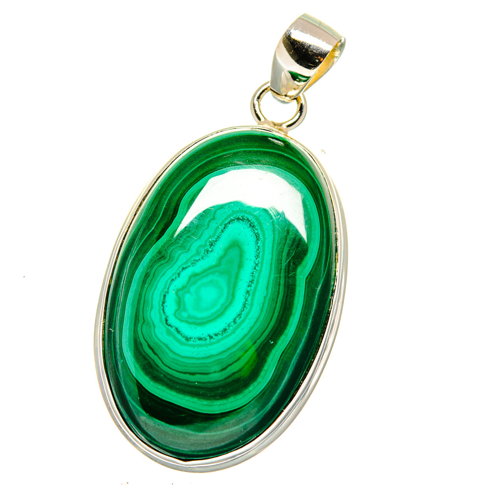 Malachite Pendants handcrafted by Anasilvercos - PD15917
