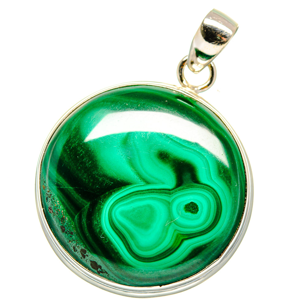 Malachite Pendants handcrafted by Anasilvercos - PD15920