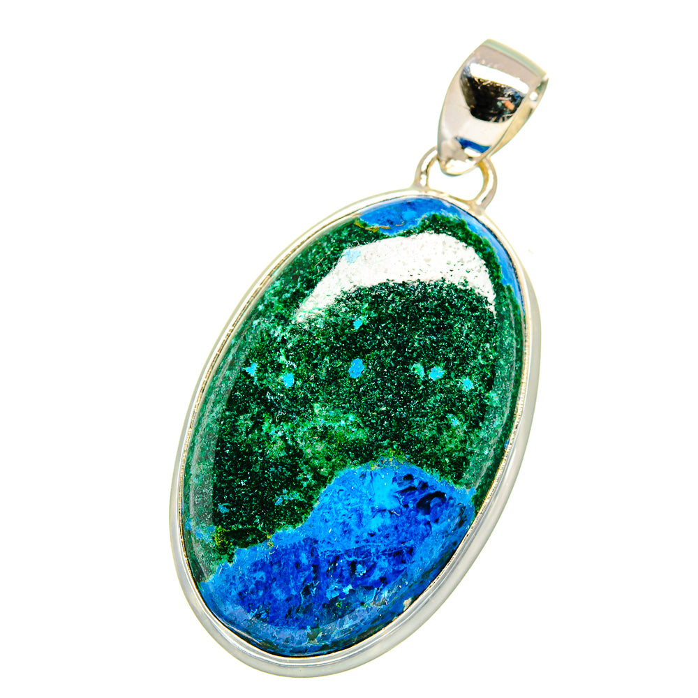 Chrysocolla Pendants handcrafted by Anasilvercos - PD15925