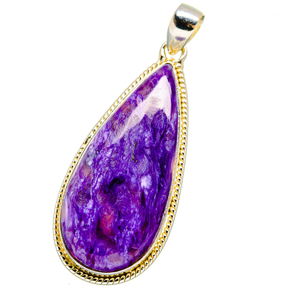Charoite Pendants handcrafted by Anasilvercos - PD15955