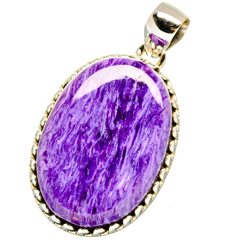 Charoite Pendants handcrafted by Anasilvercos - PD15957