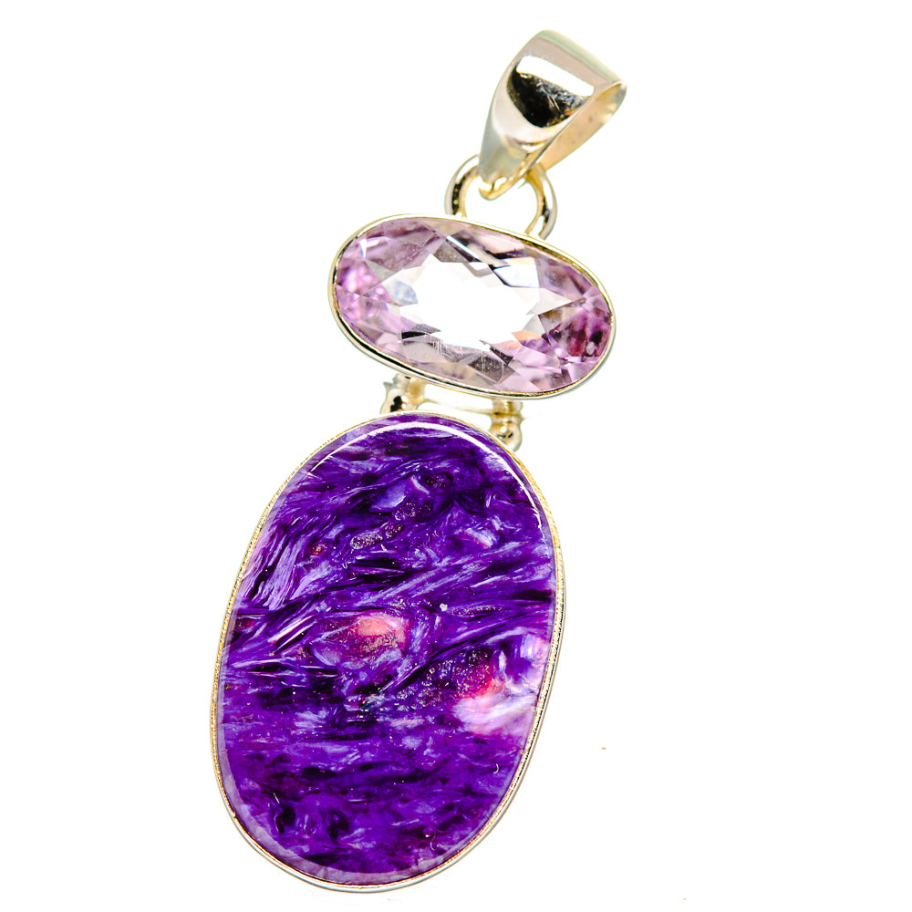 Charoite Pendants handcrafted by Anasilvercos - PD15958