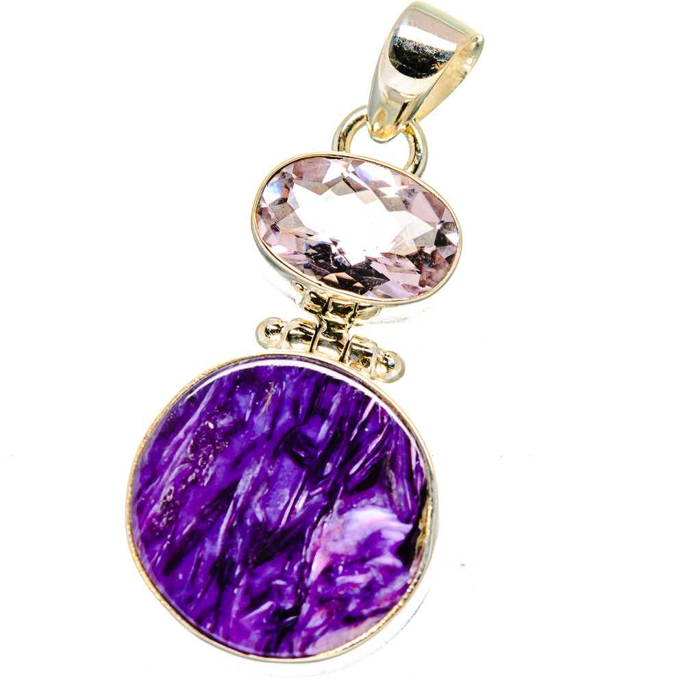 Charoite Pendants handcrafted by Anasilvercos - PD15959