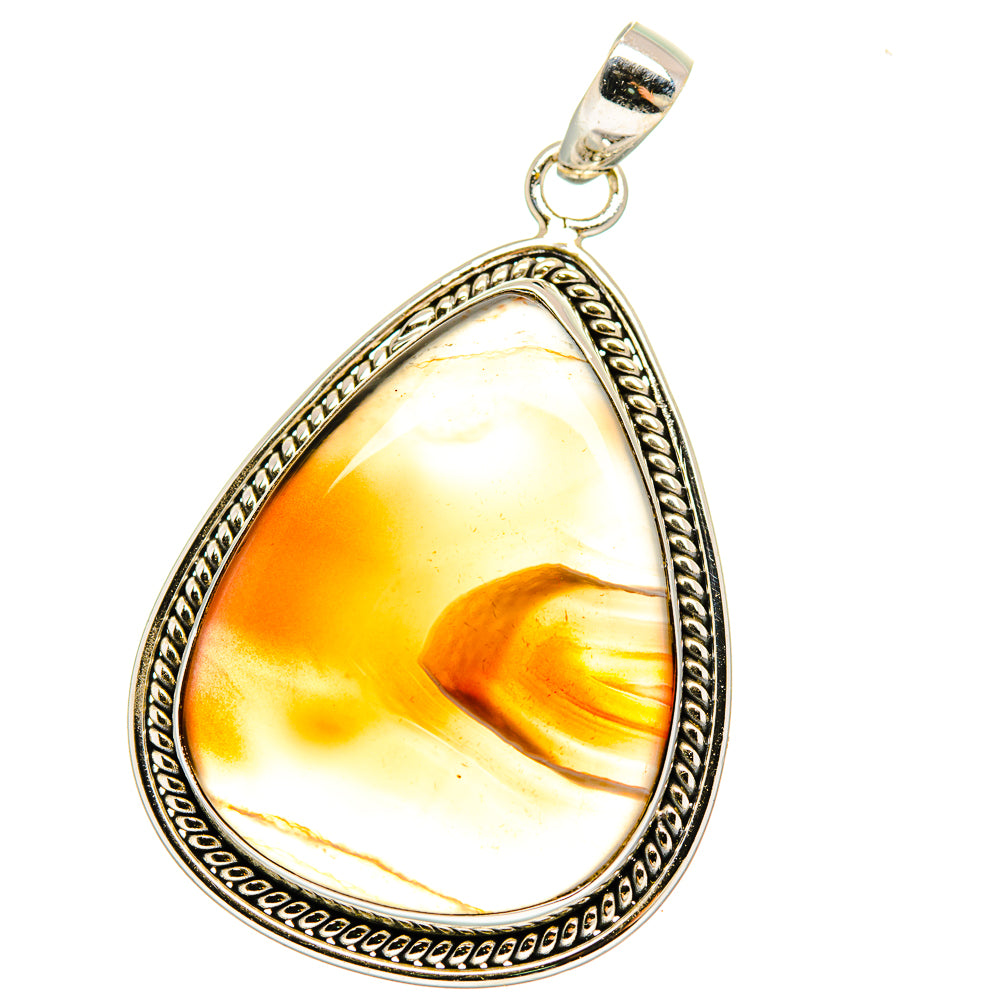 Botswana Agate Pendants handcrafted by Anasilvercos - PD15965