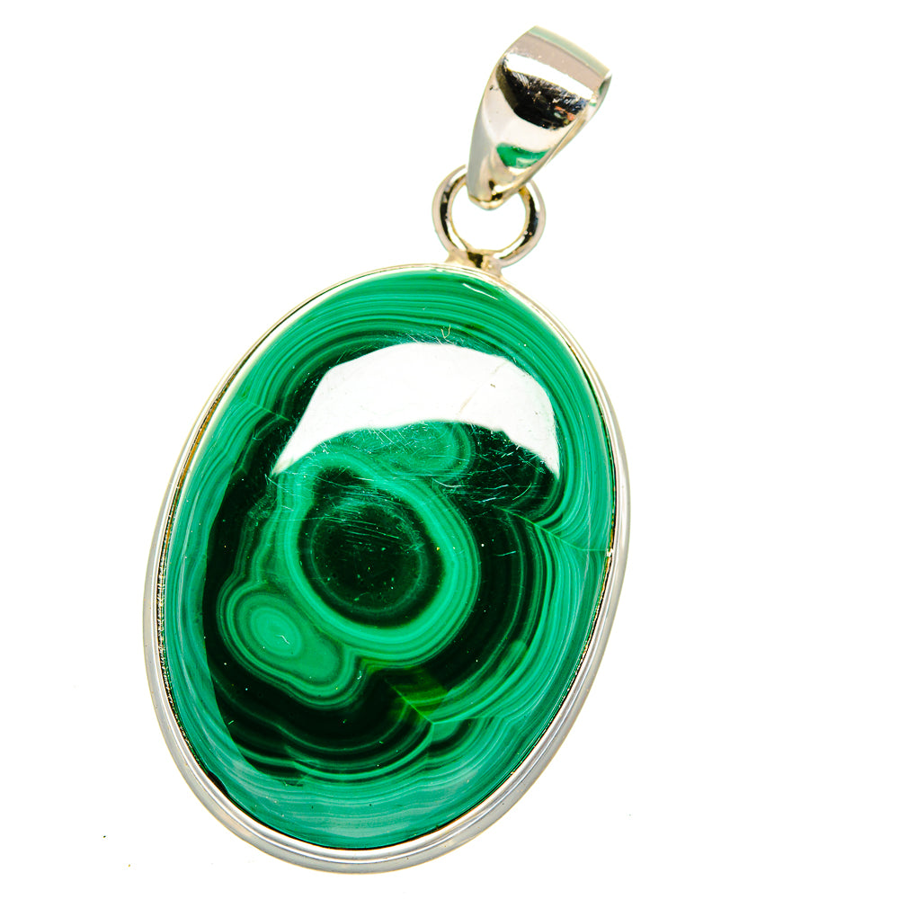 Malachite Pendants handcrafted by Anasilvercos - PD15975