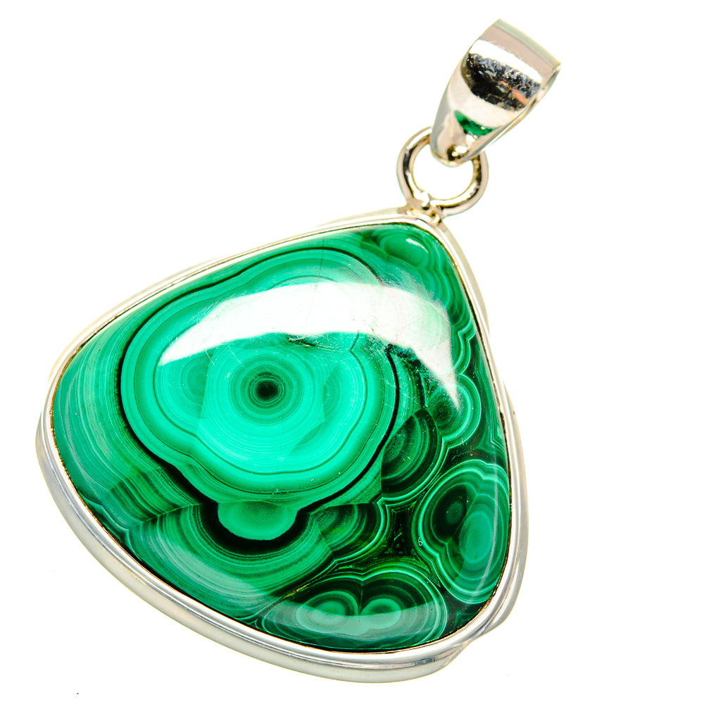 Malachite Pendants handcrafted by Anasilvercos - PD15976