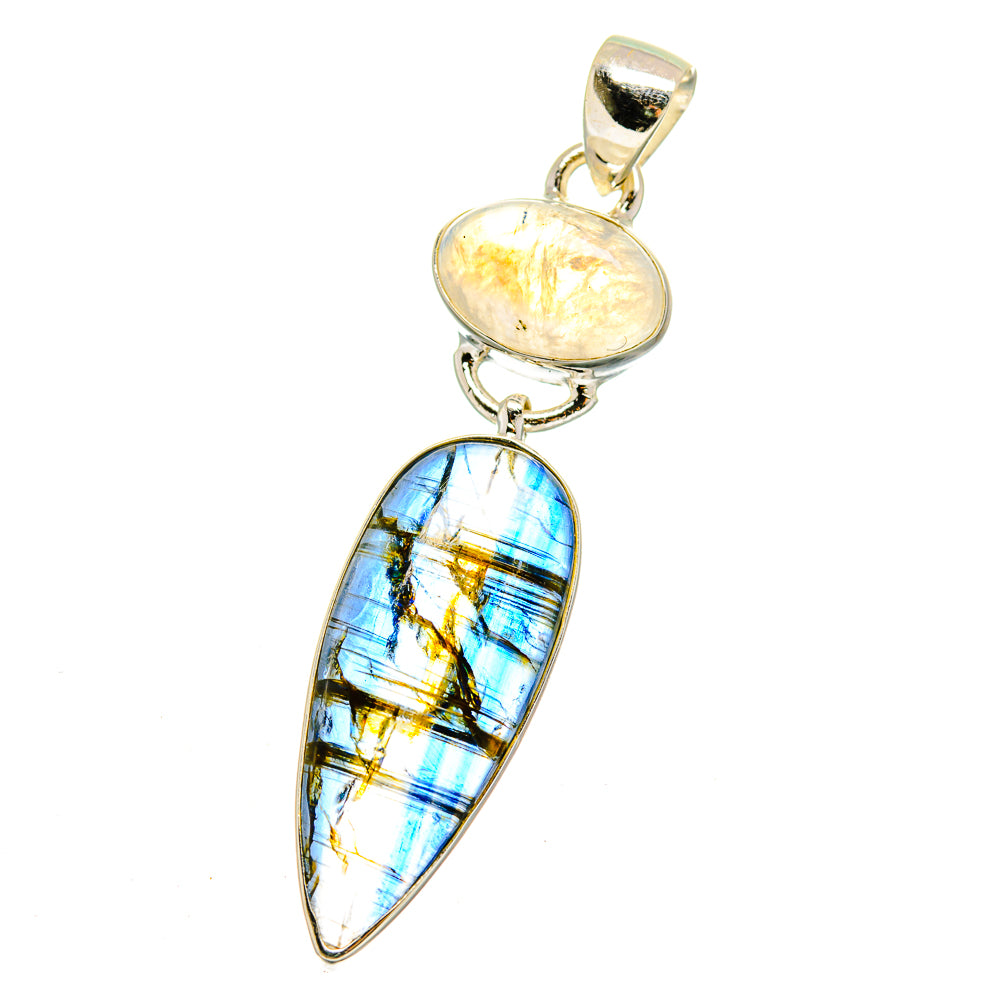 Kyanite Pendants handcrafted by Anasilvercos - PD15998