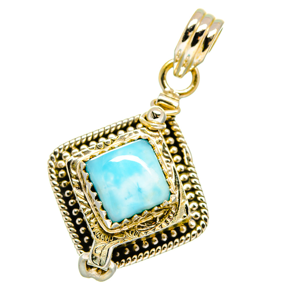 Larimar Pendants handcrafted by Anasilvercos - PD16012