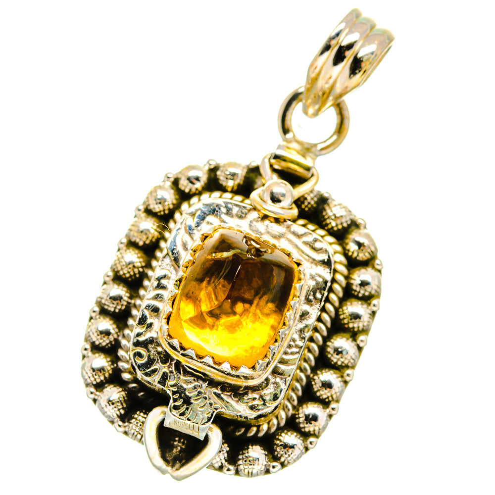 Citrine Pendants handcrafted by Anasilvercos - PD16014