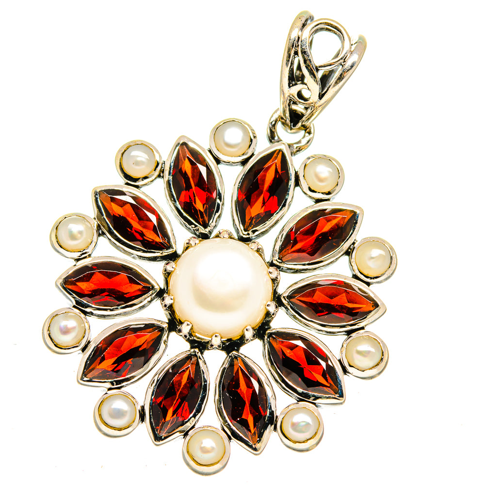 Garnet Pendants handcrafted by Anasilvercos - PD16024
