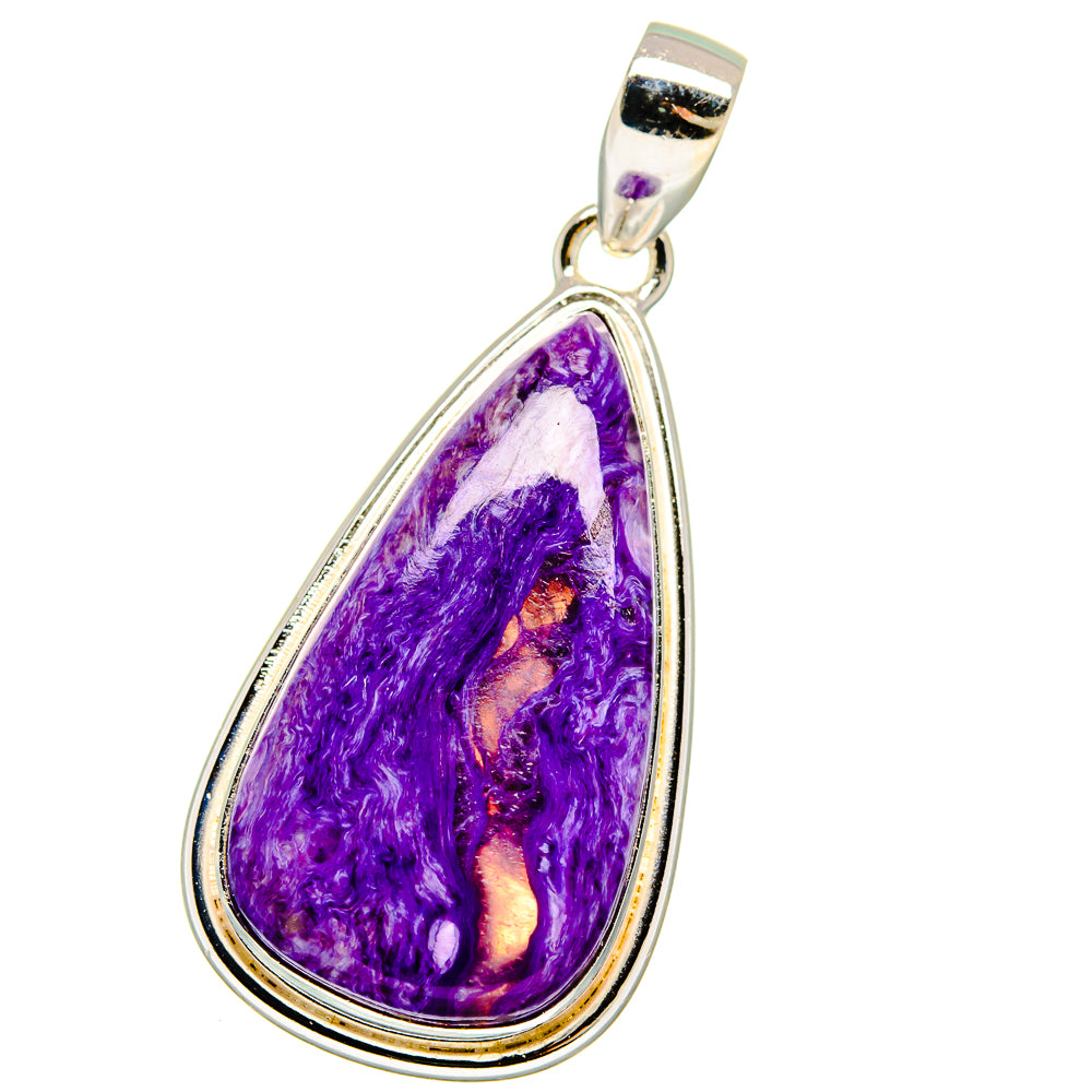 Charoite Pendants handcrafted by Anasilvercos - PD16043