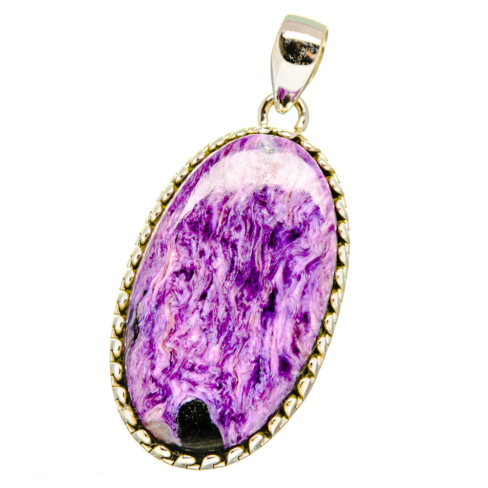 Charoite Pendants handcrafted by Anasilvercos - PD16048