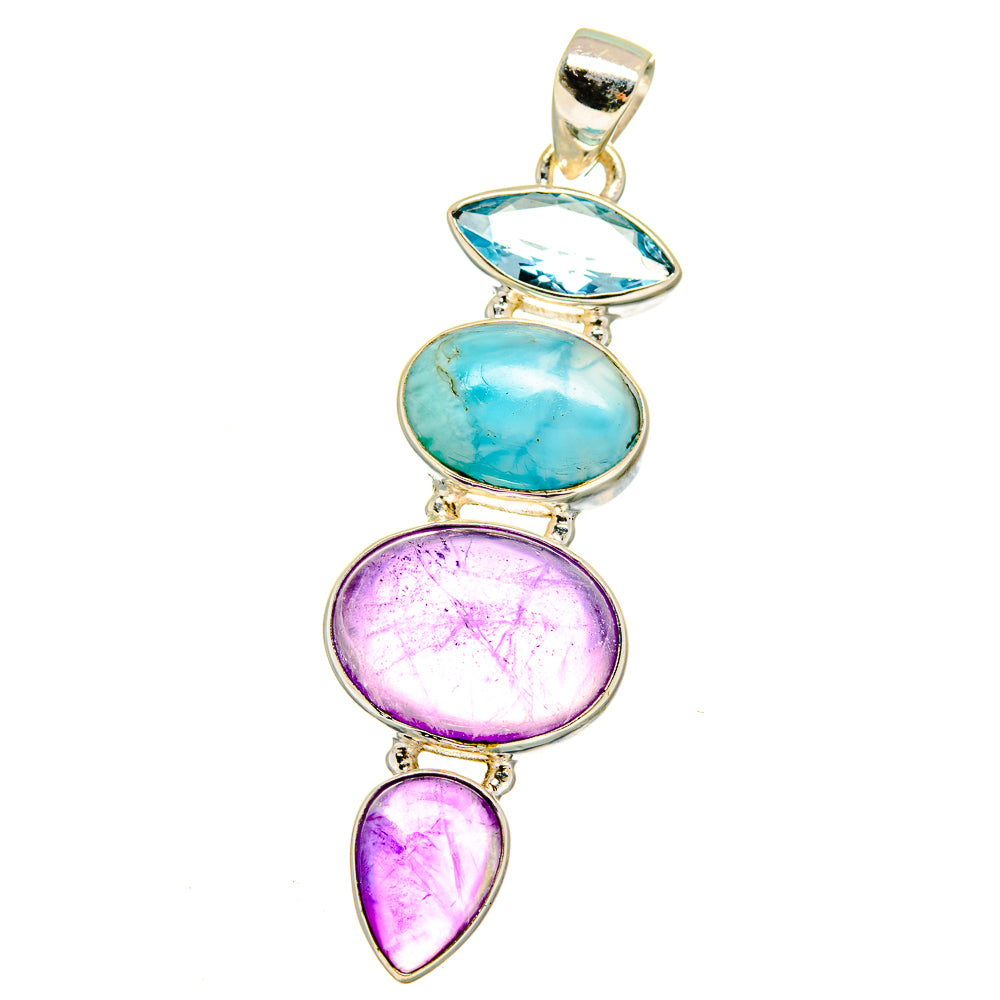 Amethyst Pendants handcrafted by Anasilvercos - PD16052