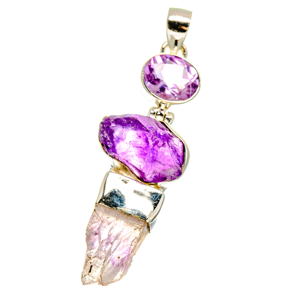 Amethyst Pendants handcrafted by Anasilvercos - PD16064