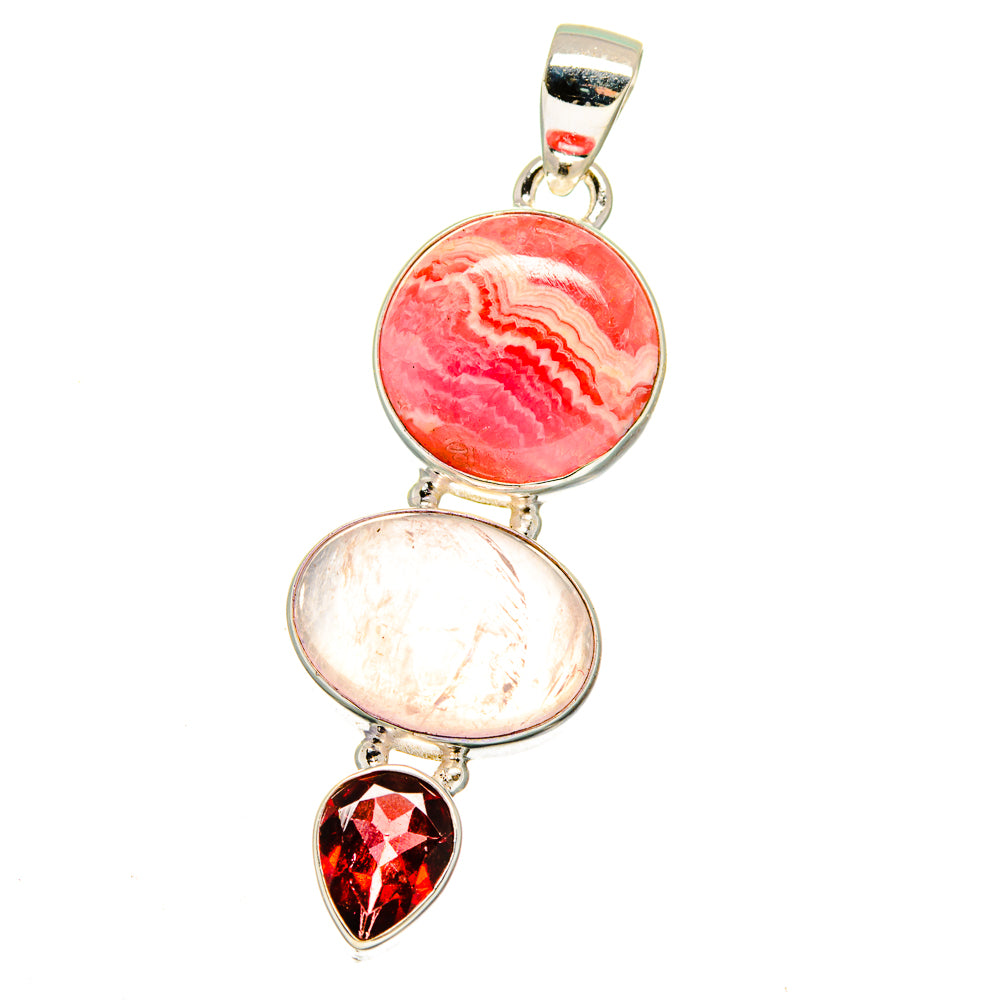Rhodochrosite Pendants handcrafted by Anasilvercos - PD16065