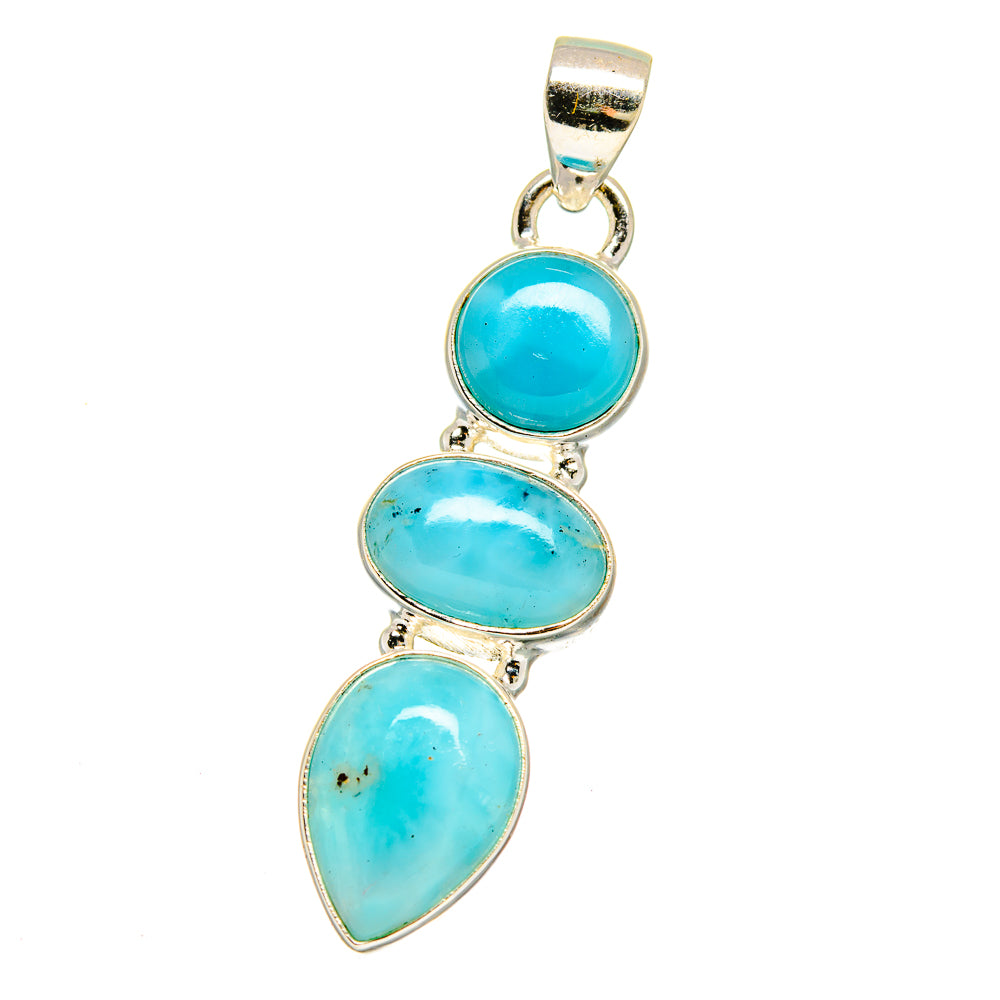 Larimar Pendants handcrafted by Anasilvercos - PD16076