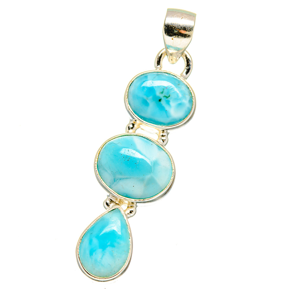 Larimar Pendants handcrafted by Anasilvercos - PD16077