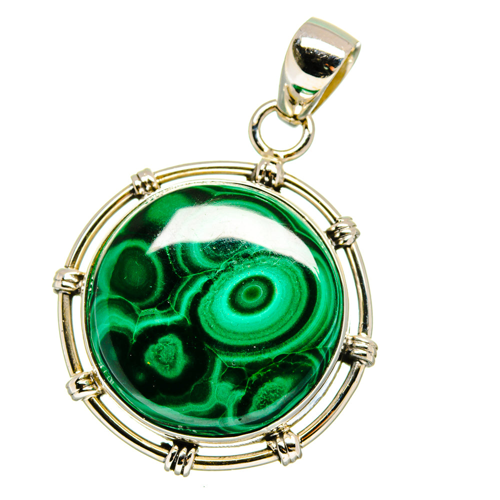 Malachite Pendants handcrafted by Anasilvercos - PD16085
