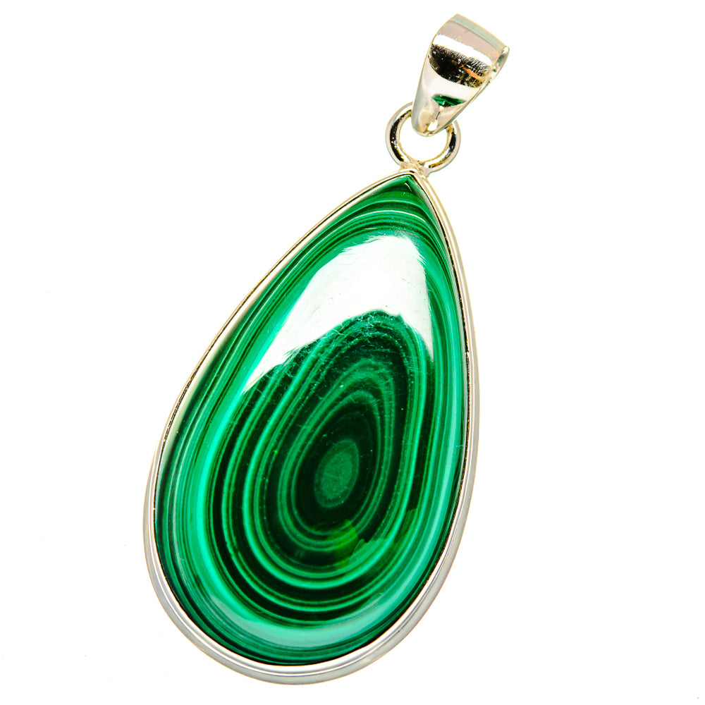 Malachite Pendants handcrafted by Anasilvercos - PD16087