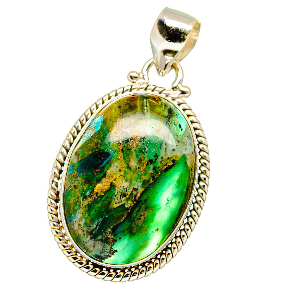 Peruvian Opal Pendants handcrafted by Anasilvercos - PD16094