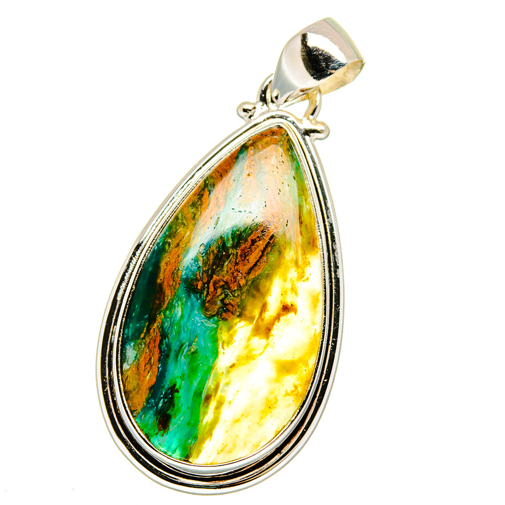 Peruvian Opal Pendants handcrafted by Anasilvercos - PD16101