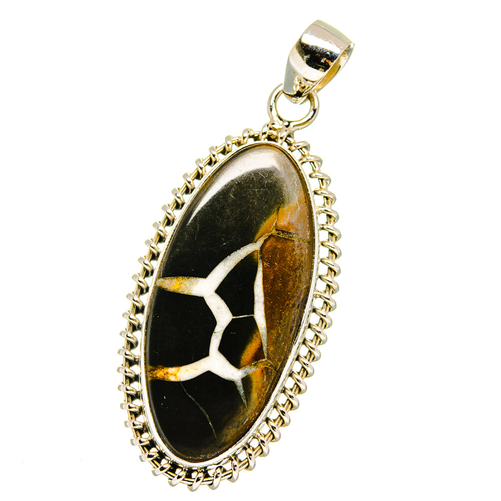 Septarian Geode Pendants handcrafted by Anasilvercos - PD16104