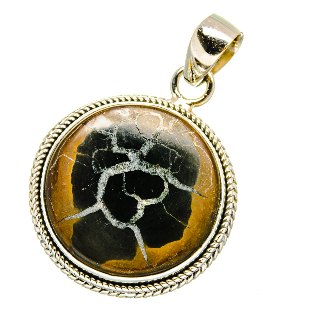 Septarian Geode Pendants handcrafted by Anasilvercos - PD16113