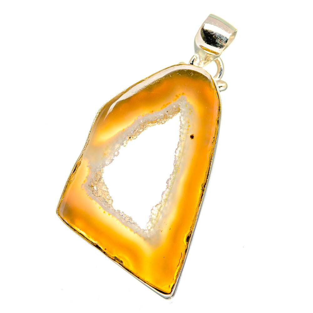 Geode Slice Pendants handcrafted by Anasilvercos - PD16114 - Photo 2