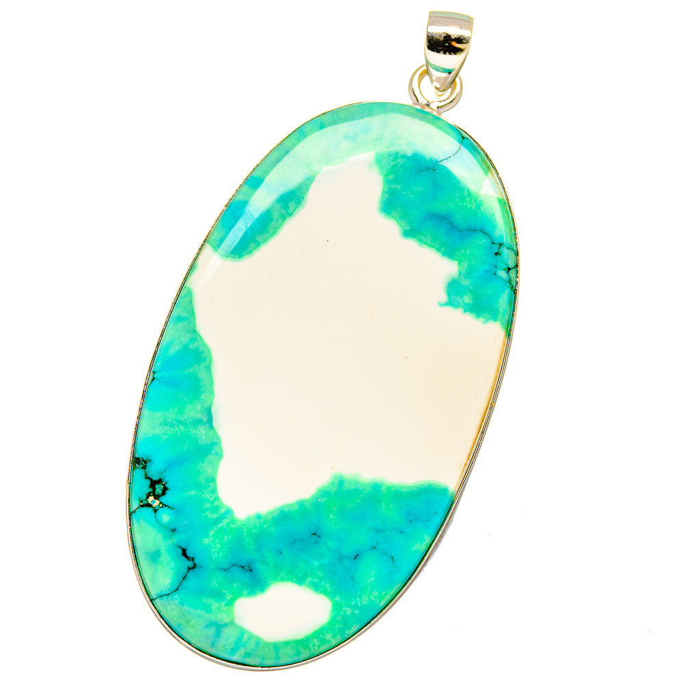 Green Howlite Pendants handcrafted by Anasilvercos - PD16142