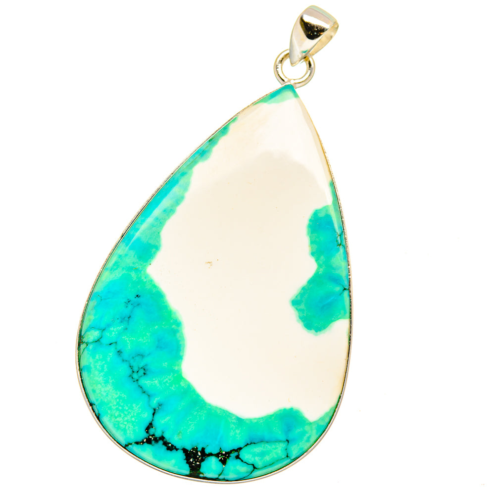 Green Howlite Pendants handcrafted by Anasilvercos - PD16143