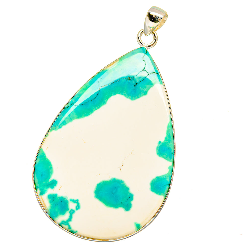 Green Howlite Pendants handcrafted by Anasilvercos - PD16145