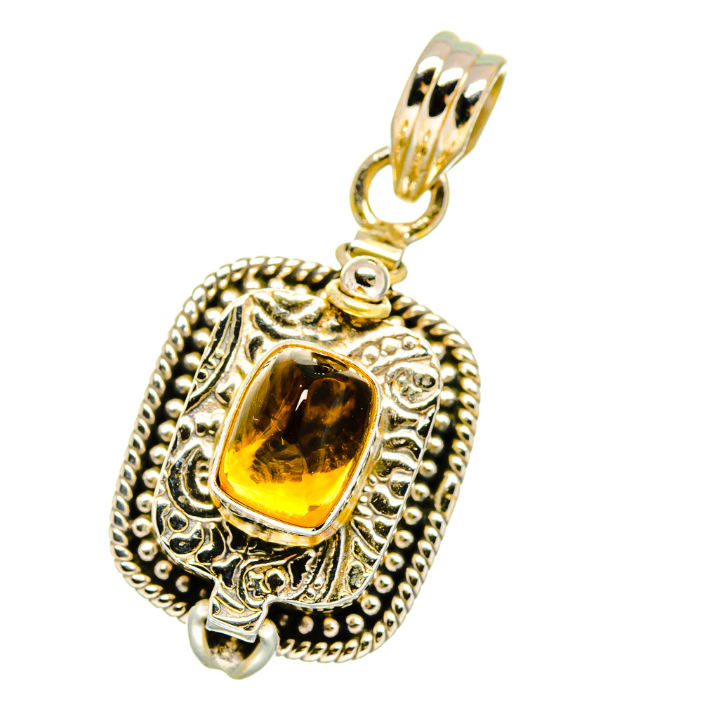 Citrine Pendants handcrafted by Anasilvercos - PD16166