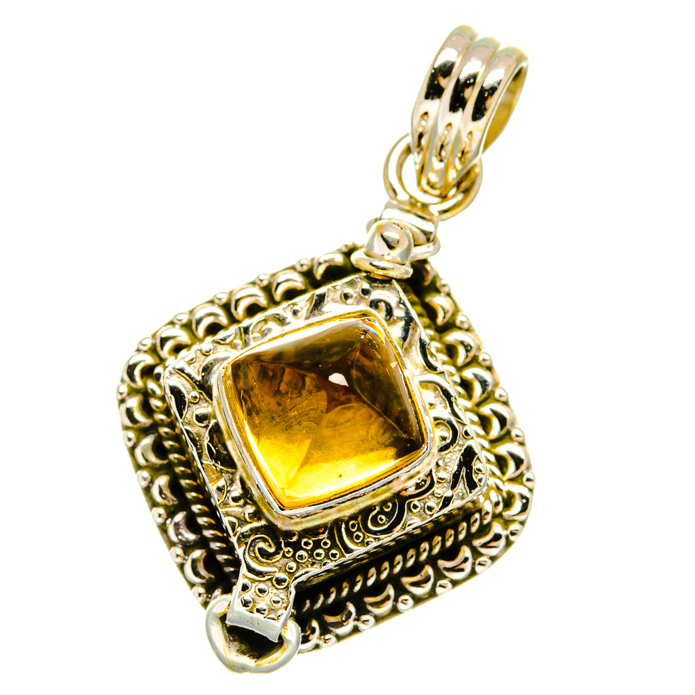 Citrine Pendants handcrafted by Anasilvercos - PD16167