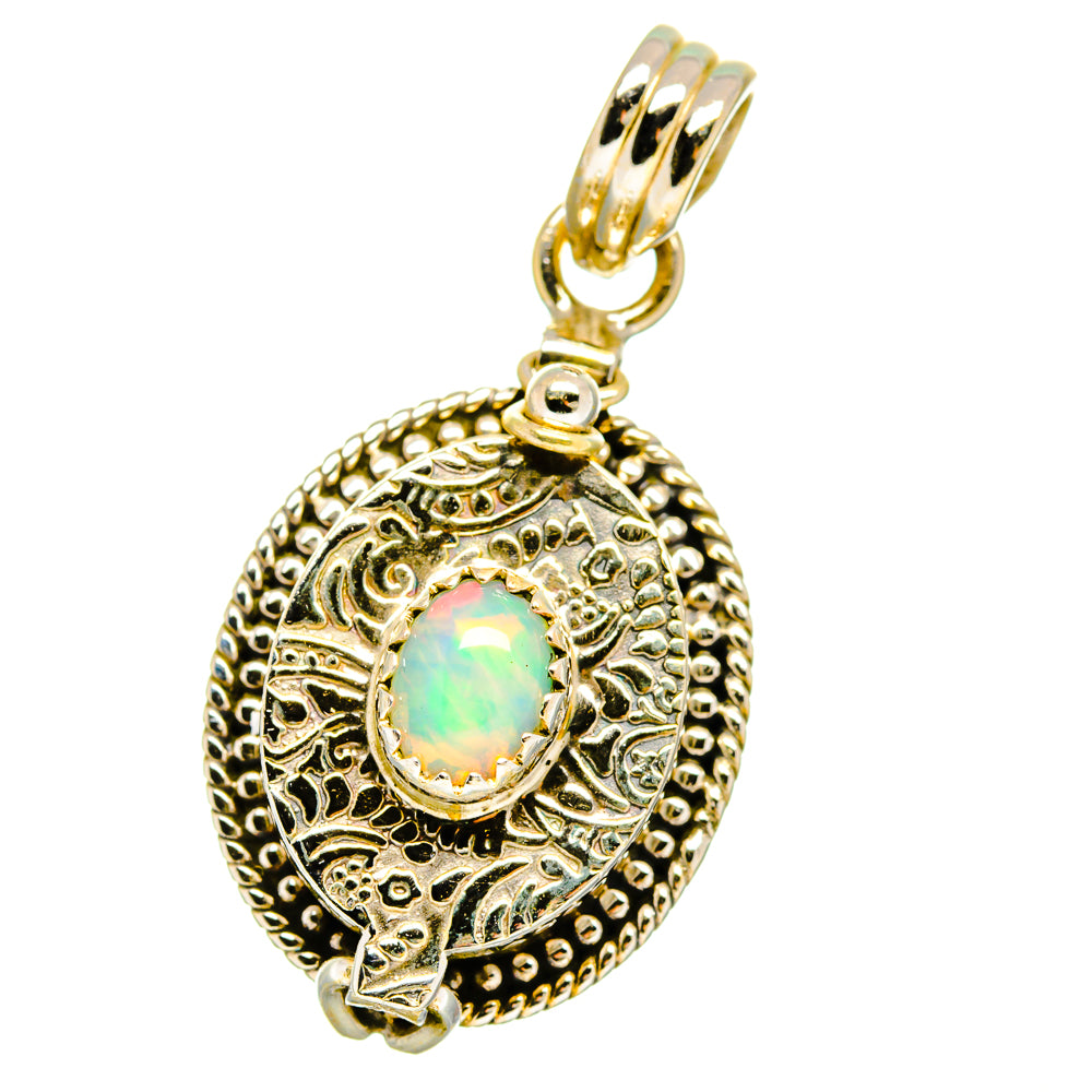 Ethiopian Opal Pendants handcrafted by Anasilvercos - PD16168
