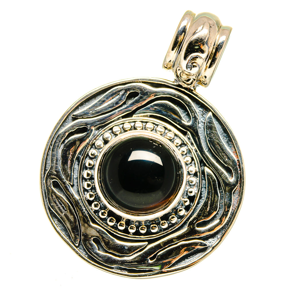 Black Onyx Pendants handcrafted by Anasilvercos - PD16176